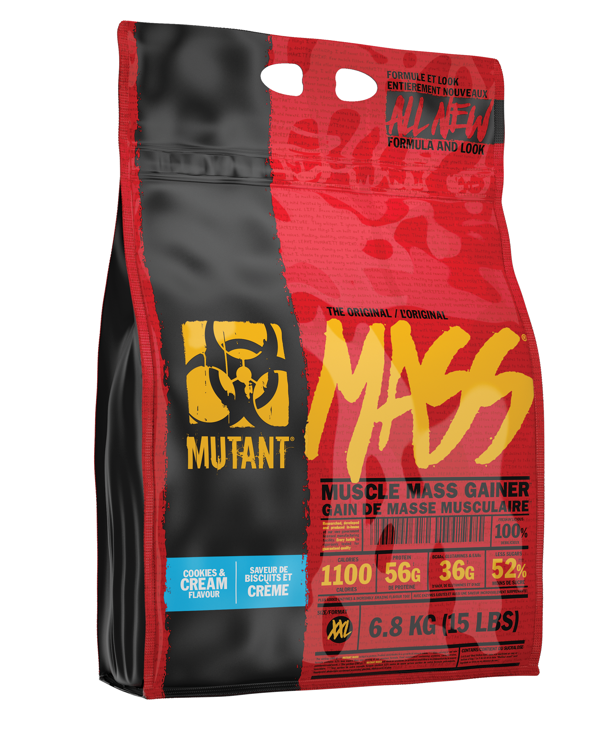 Mutant Mass | Mutant | Cookies & Cream | 6,8 kg (24 shakes)