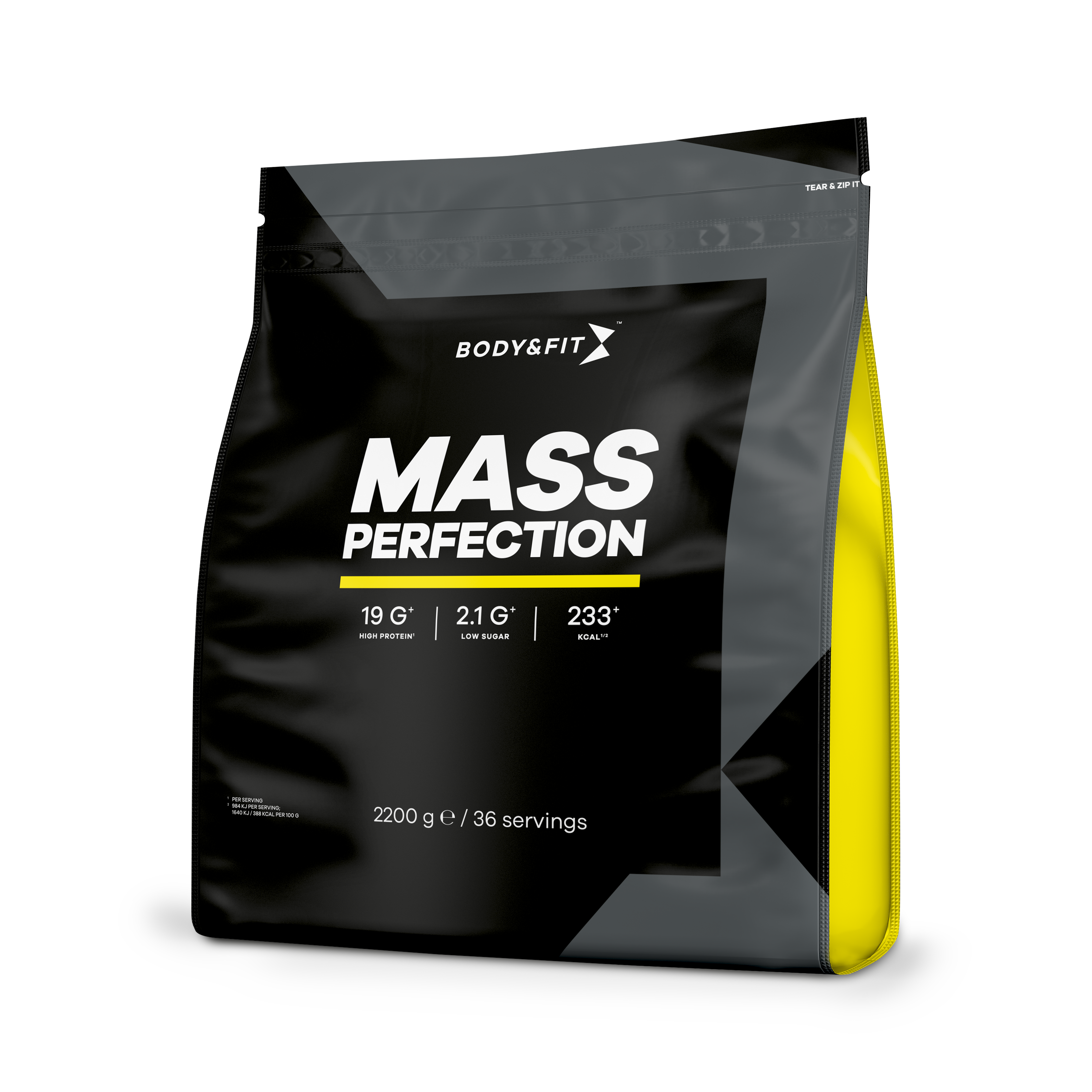 Mass Perfection - Body&Fit - Schoko-shake - 2,2 Kg (36 Shakes)