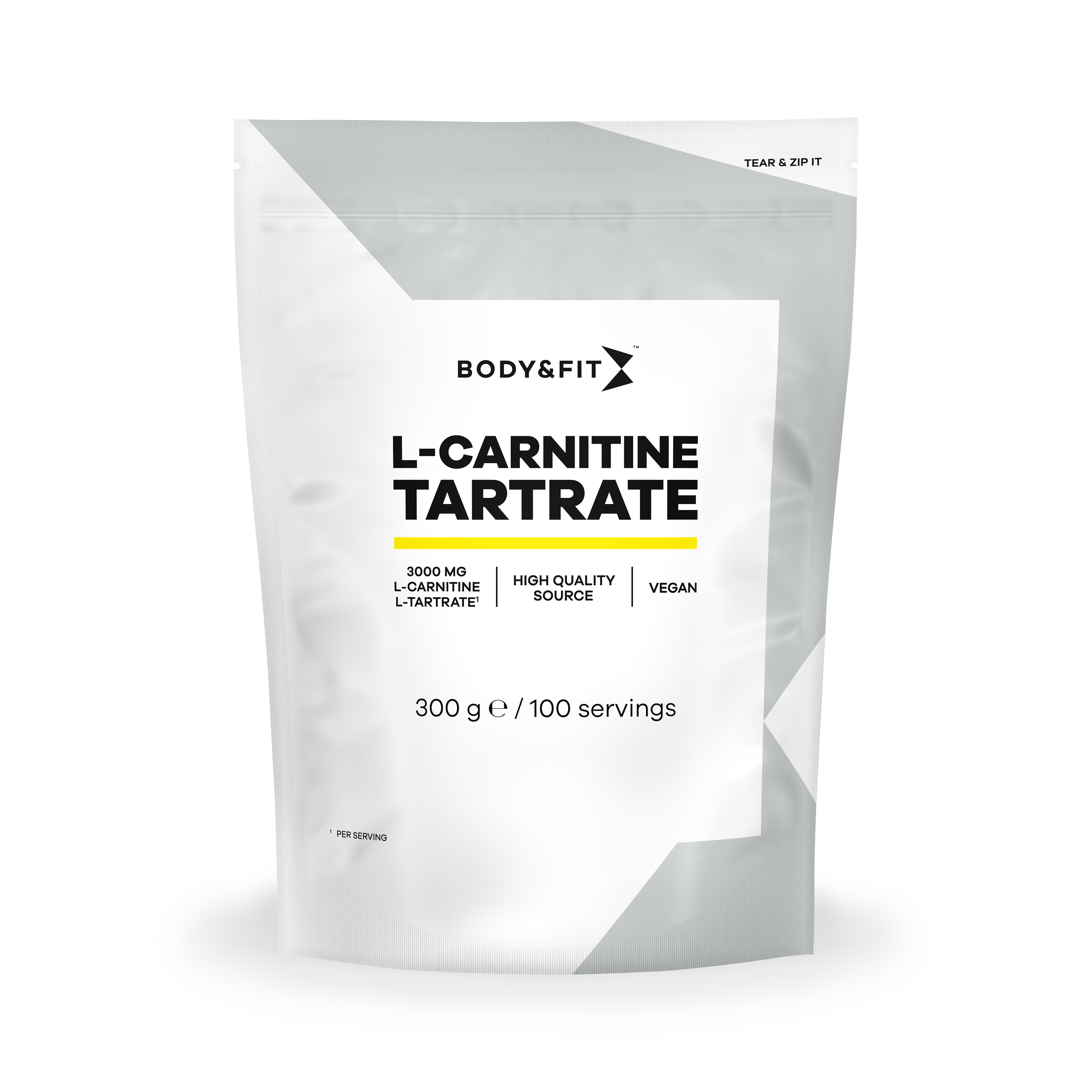 Body & Fit L-Carnitine Tartrate - Aminozuur - 300 gram