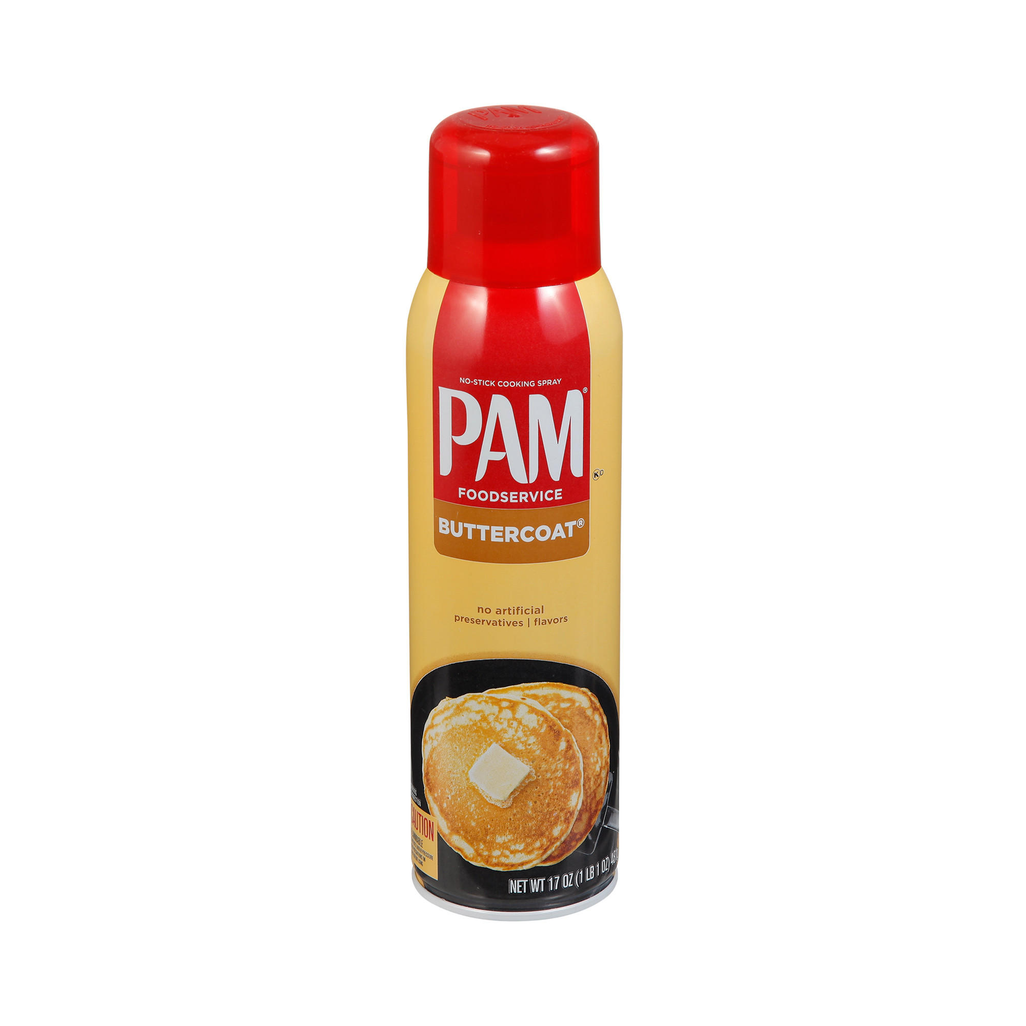 Cooking Spray (Botersmaak) | PAM | Naturel | 482 gram (1517 doseringen)