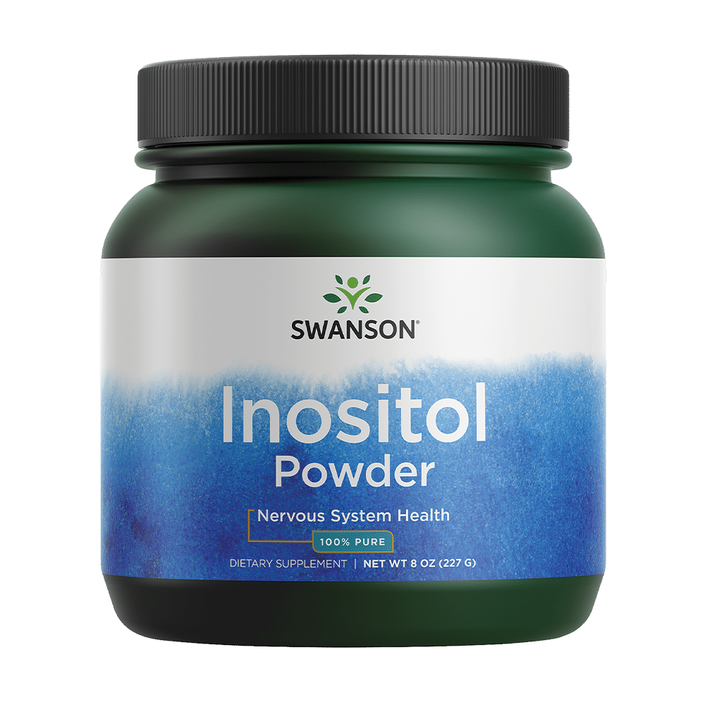 100% Pure Inositol Powder | Swanson | Smaakloos | 227 gram