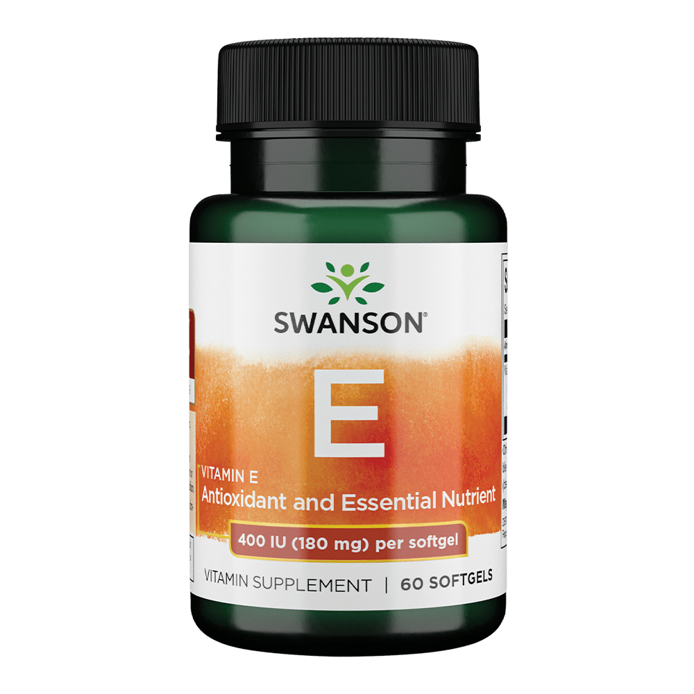 Vitamine E 400IU - Swanson - 60 Softgels