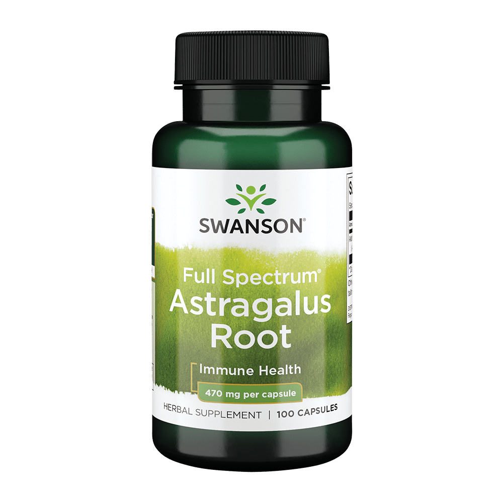 Astragalus Root 470mg | Swanson | 100 stuks (100 doseringen)