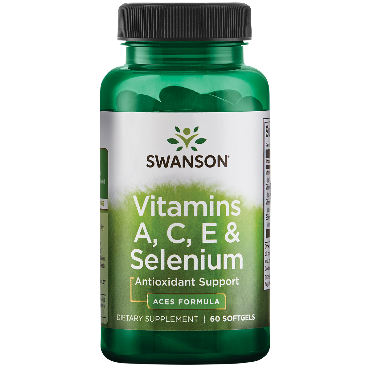 Afbeelding van Swanson Ultra Vitamins A, C, E & Selenium - 60 softgels