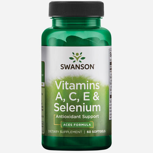 Afbeelding van Swanson Ultra Vitamins A, C, E & Selenium - 60 softgels