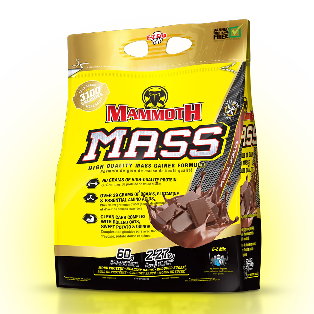 Interactive nutrition Mammoth 2500 - Weight Gainer / Mass Gainer - Chocolade - 2270 gram (7 shakes)