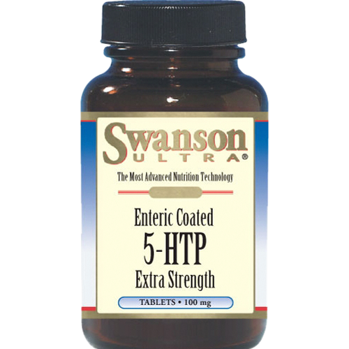 Ultra Enteric Coat 5-HTP Extra Strength 100mg - Swanson - 30 Comprimés