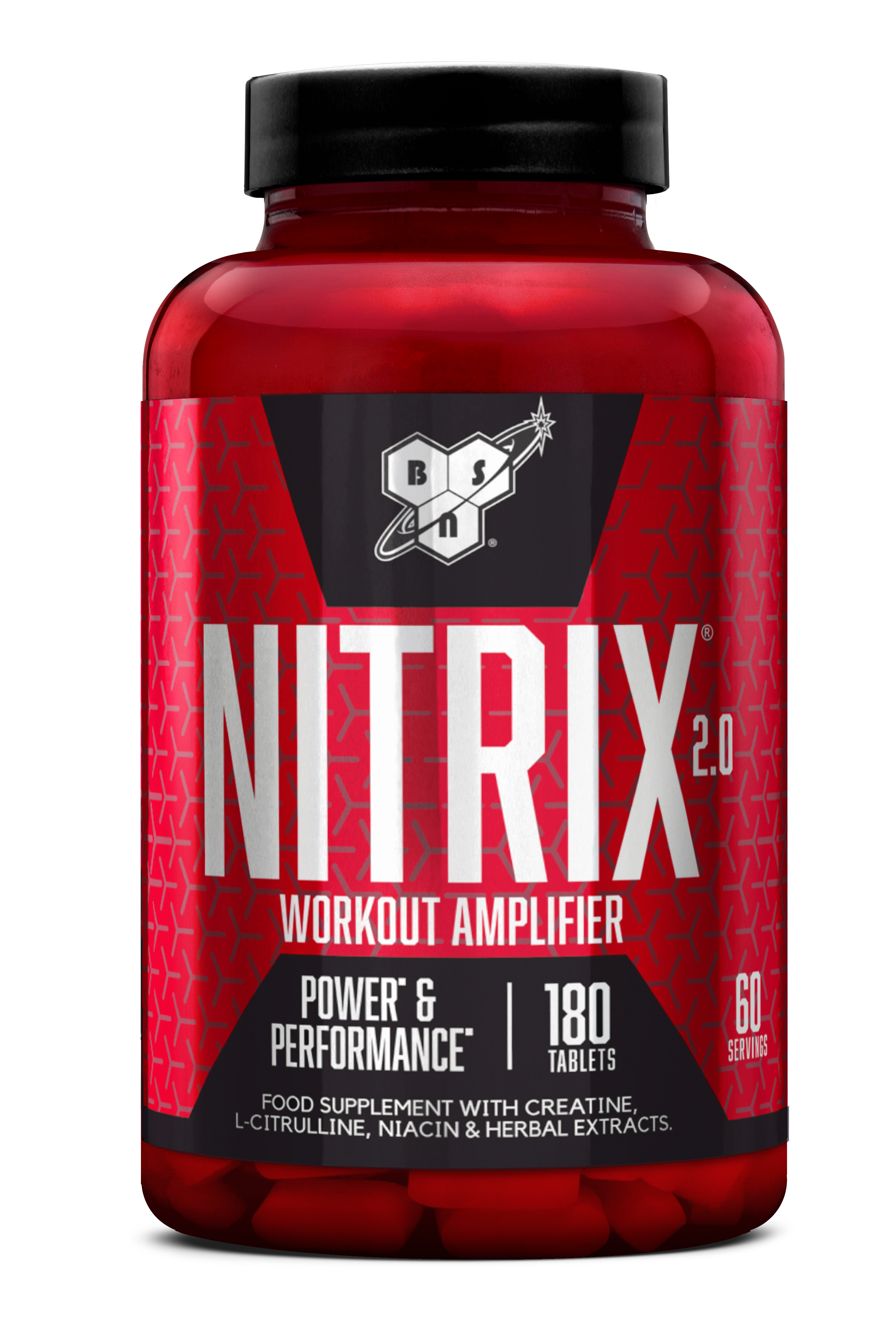 Nitrix 2.0 | BSN | Natuurlijk (THT 30-04-2025) | 180 stuks