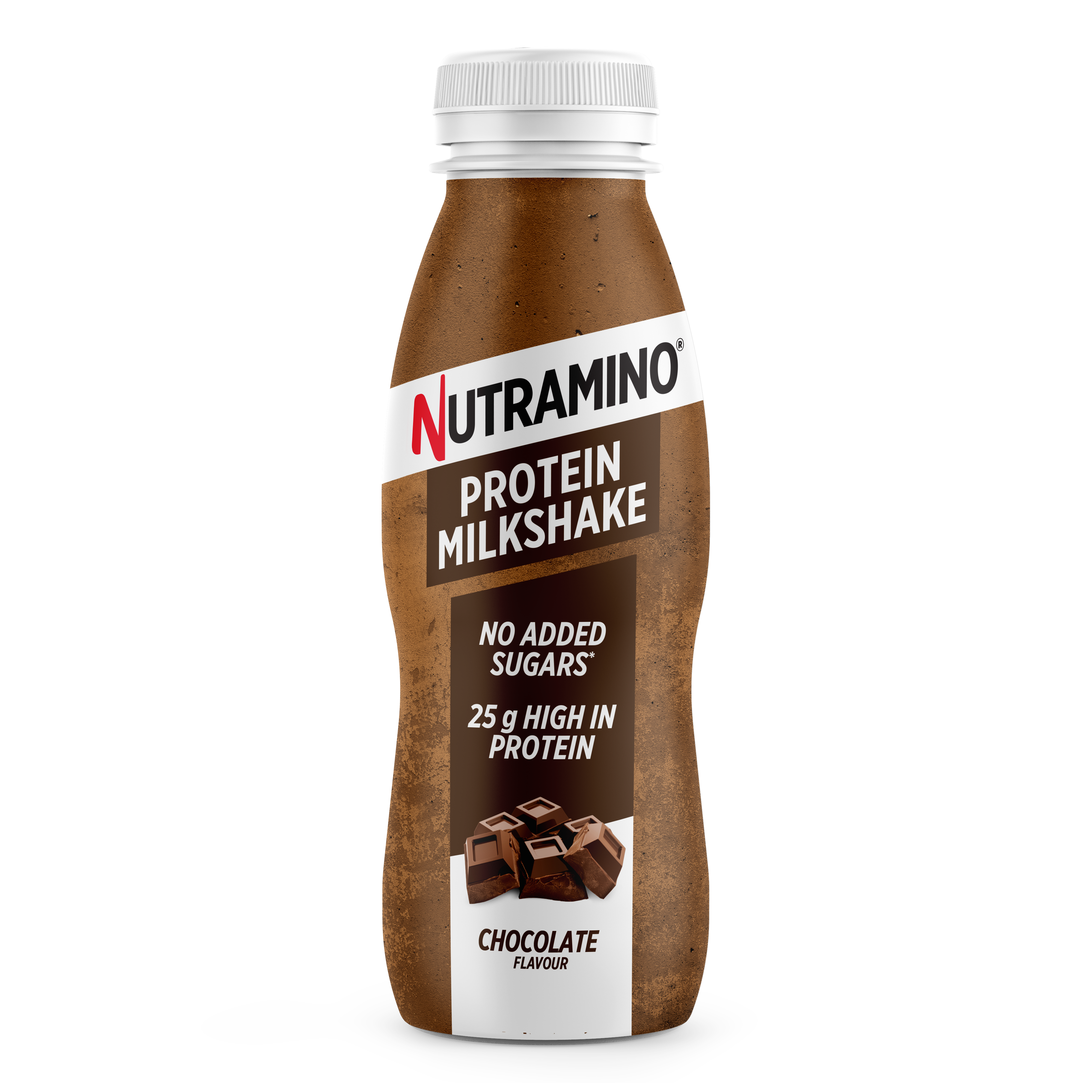 Nutramino Nutra-Go Shake - Eiwitmilkshake Chocolade - Proteine Shake - 12 stuks (12x330ml)