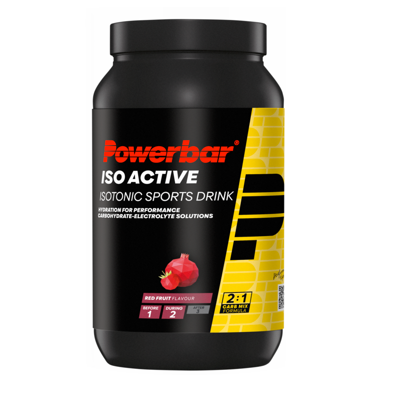 Boisson électrolytique glucidique Isoactive Powerbar