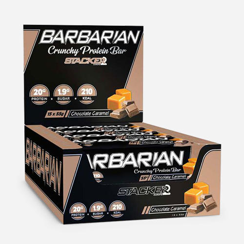 Barbarian Crunchy Protein Bar - 15 stuks