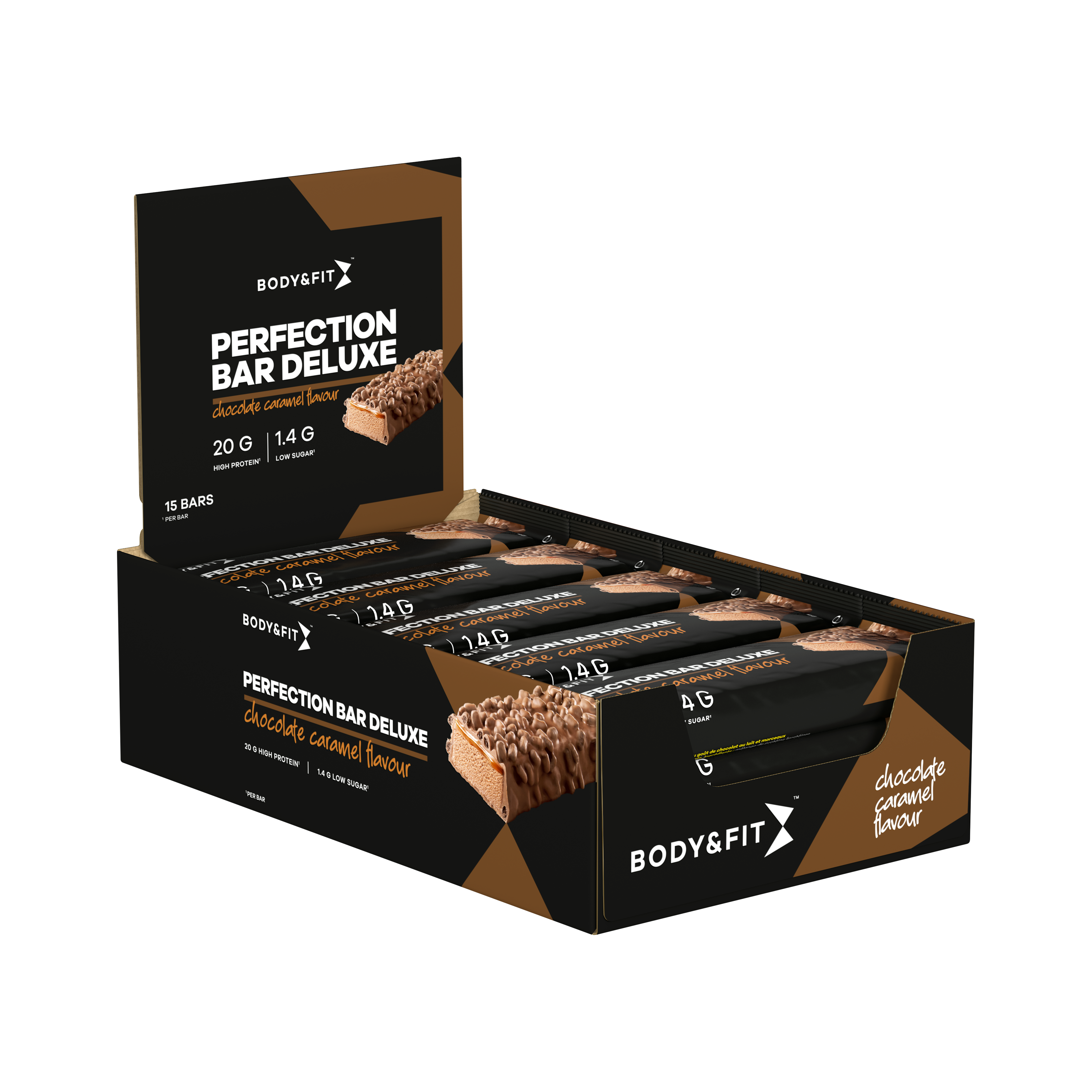 Perfection Bar Deluxe - Body & Fit - Chocolate Caramel - 825 Gram (15 Repen)