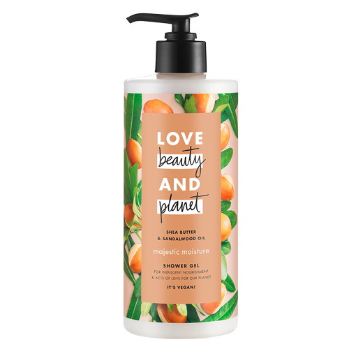 Gel douche Majestic Moisture de Love Beauty & Planet - 500 ml