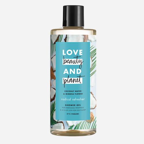 Gel douche Radical Refresher de Love Beauty & Planet - 500 ml