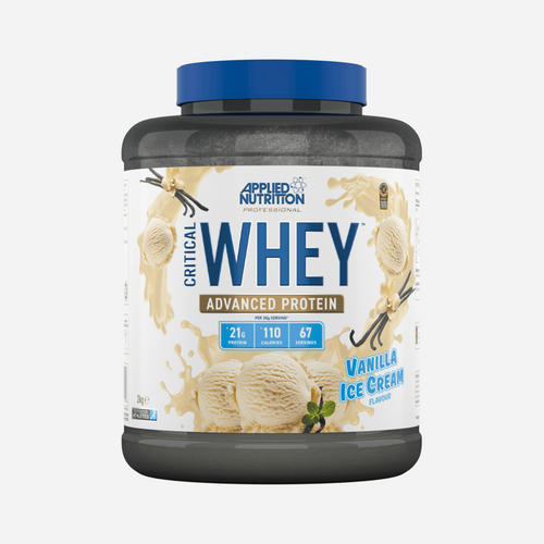 Applied nutrition - Critical Whey - Eiwitten / Proteine Shake - 2000 Gr - 66 Doseringnen -  Vanilla Ice Cream Smaak