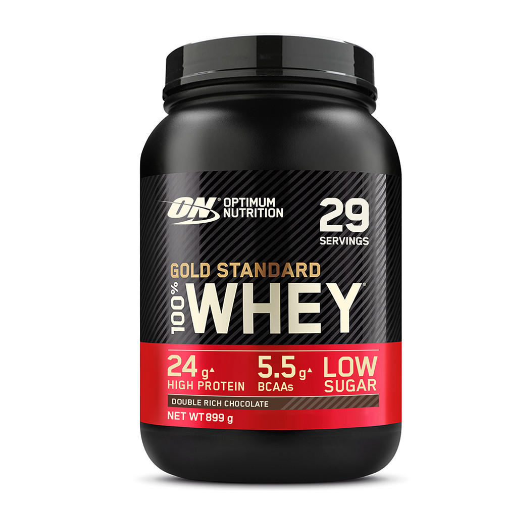 GOLD STANDARD 100% WHEY PROTEIN - Optimum Nutrition - Double Rich Chocolate - 28 Servings (896 Gram)