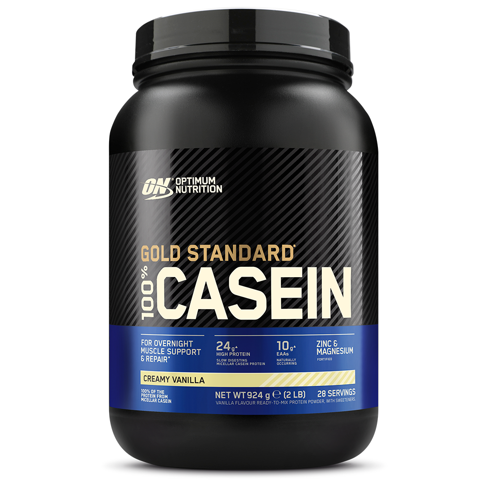 100% Caseine Time Release Proteine - Optimum Nutrition - Creamy Vanilla - 28 Servings (924 Gram)
