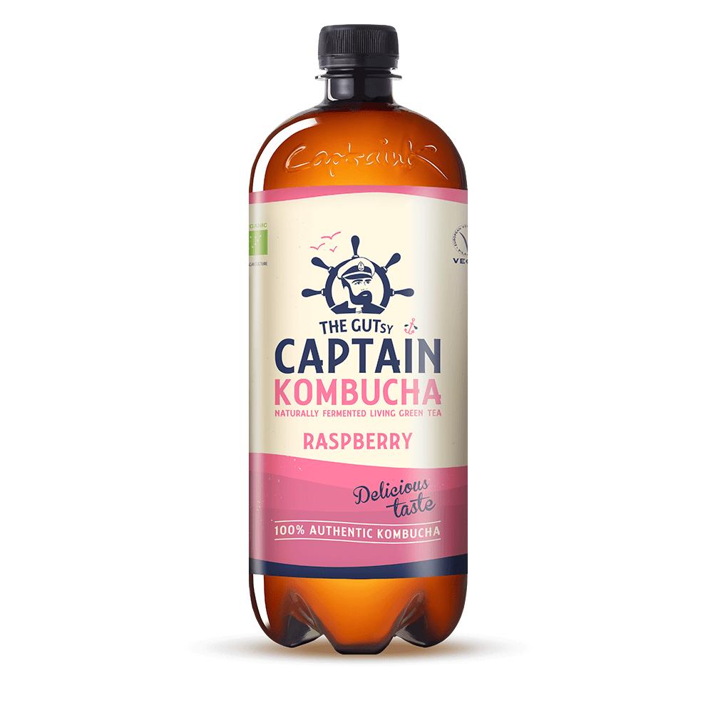 Captain Kombucha - Captain Kombucha - Raspberry - 1000 Ml
