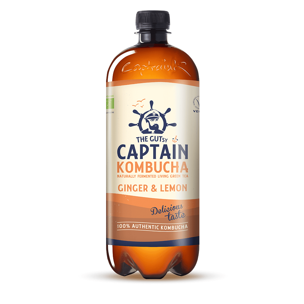 Captain Kombucha - Captain Kombucha - Ginger Lemon - 1000 Ml