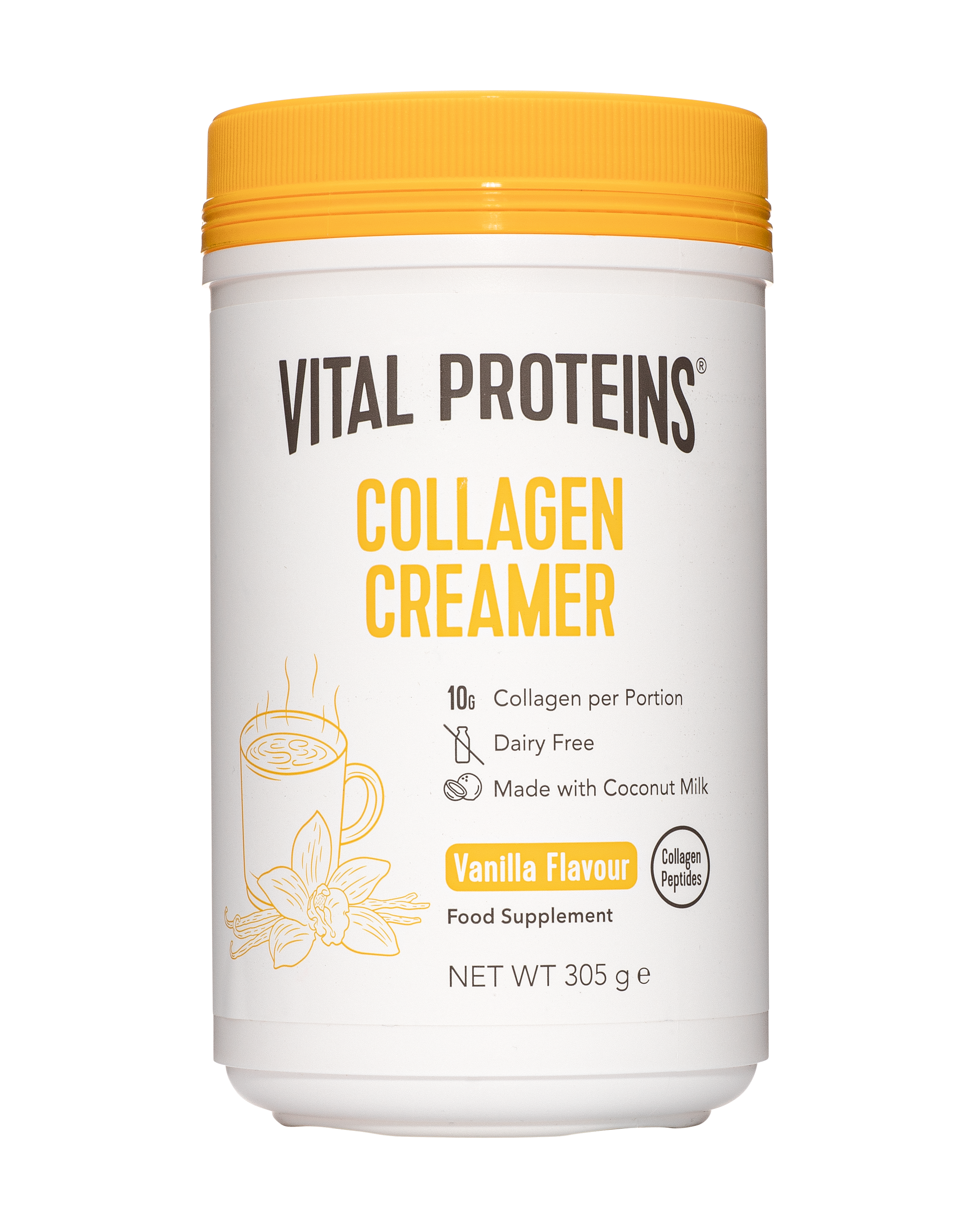 Collagen Creamer - Vital Proteins - Vanilla - 305 Gram (12 Doseringen)