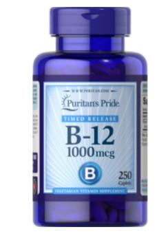 VITAMIN B-12 1000 mcg - Puritan's Pride - 250 Tabletten