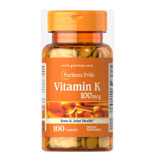 VITAMIN K 100 MCG - Puritan's Pride - 100 Tabletten