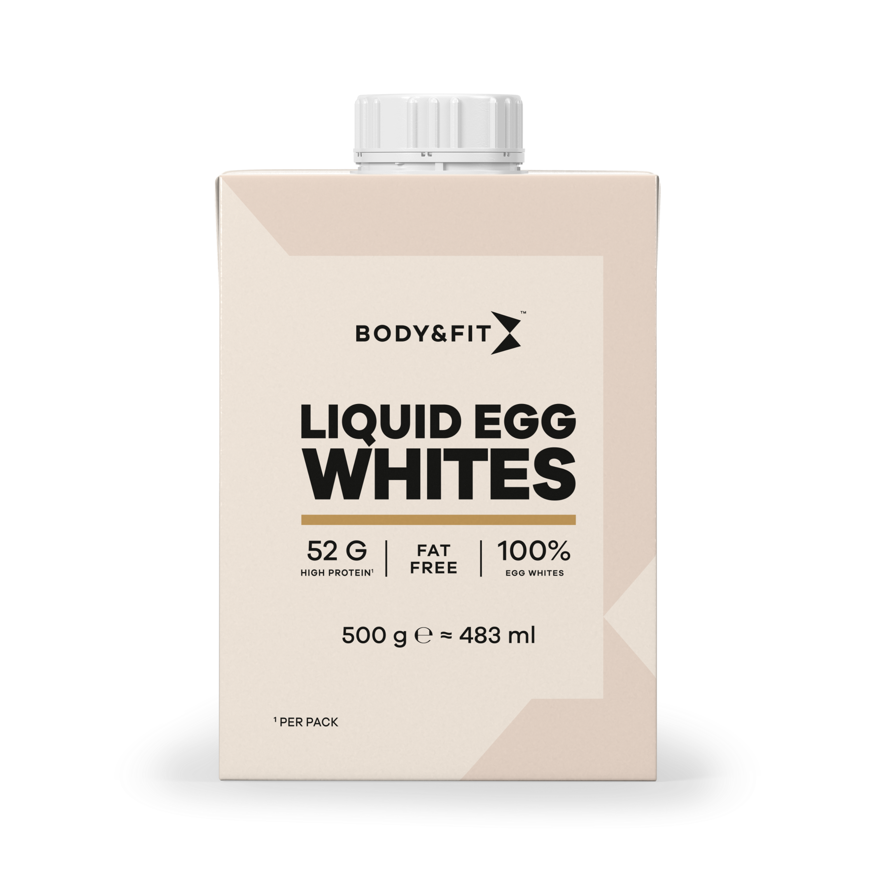 Body & Fit Liquid Egg Whites - Vloeibaar Eiwit - 1 pak - 500 gram