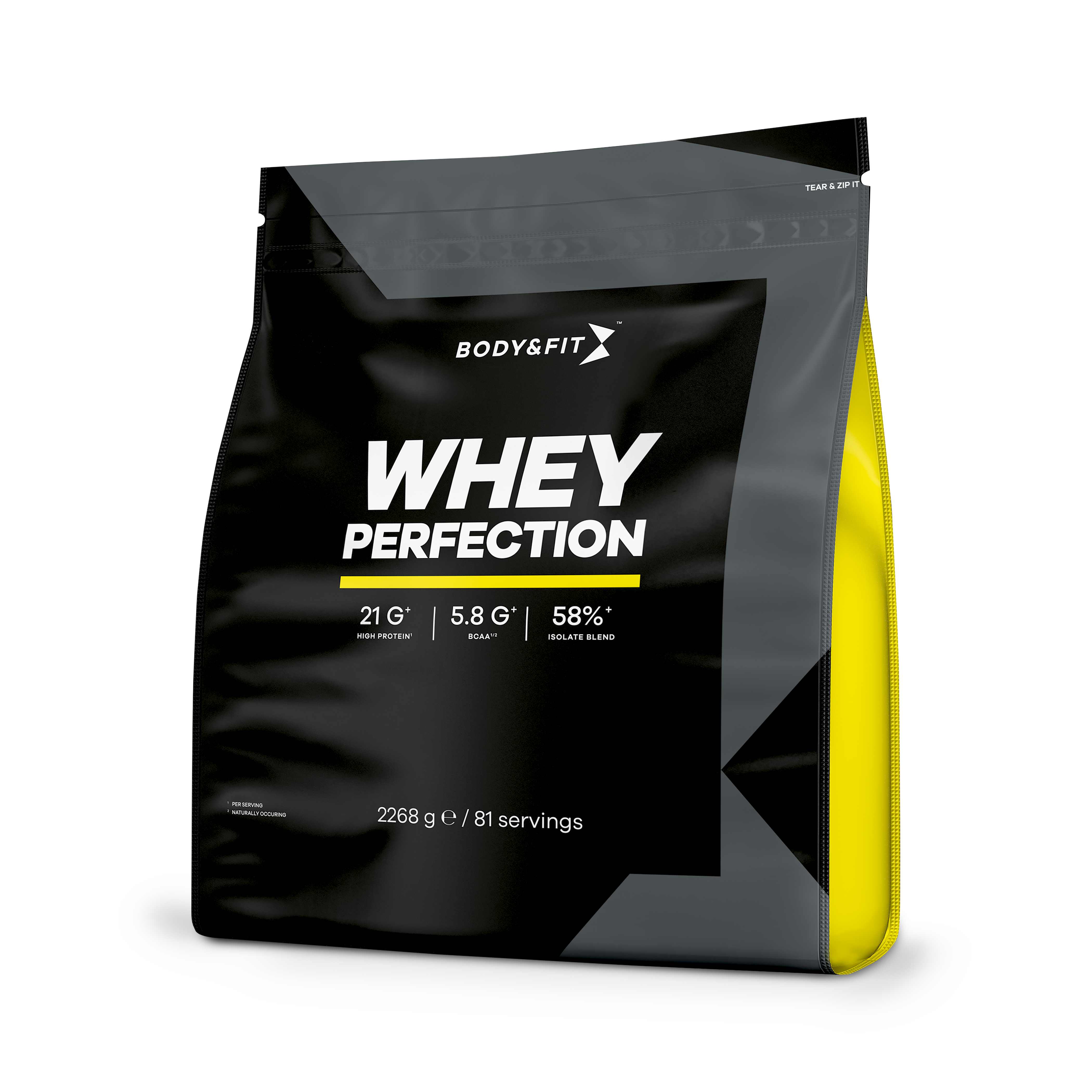 Body & Fit Whey Perfection - Proteine Poeder / Whey Protein - Eiwitshake - 2268 gram (81 shakes) - Cinnamon Bun