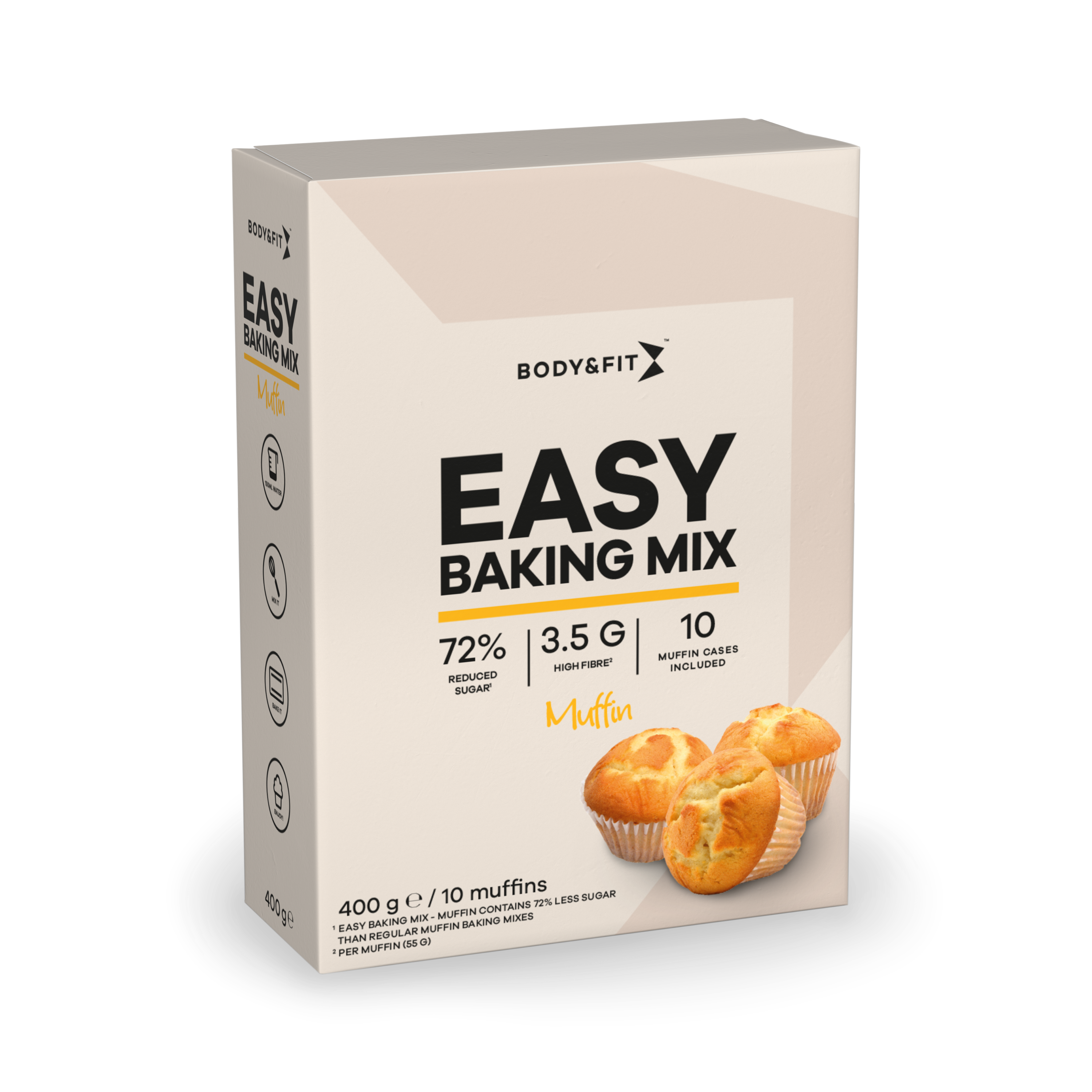 Easy Baking Mix - Muffin - Body&Fit - Muffin - 1 Packung (400 Gramm)
