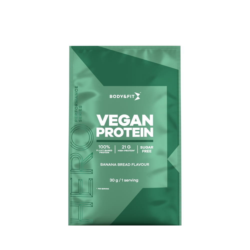 Vegan Protein - Body&Fit - Pain À La Banane - 30 Grammes (1 Shakes)