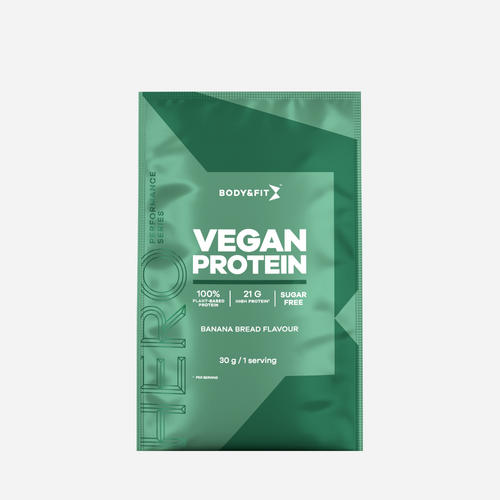 Vegan Protein - Body&Fit - Pain À La Banane - 30 Grammes (1 Shakes)