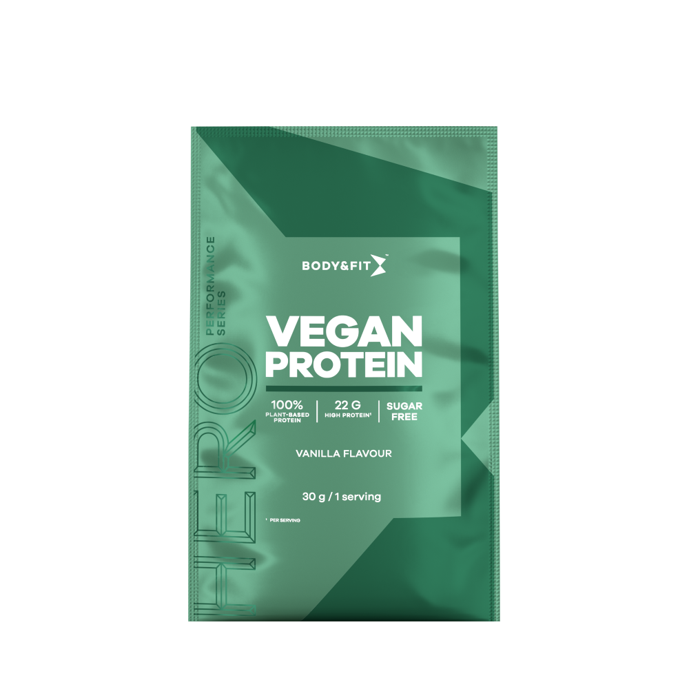 Vegan Protein - Body&Fit - Vanille Onctueuse - 30 Grammes (1 Shakes)