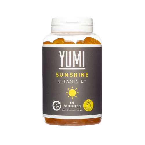 Sunshine Vitamin D - Yumi Nutrition - Lemon - 60 Kauwtabletten (30 Doseringen)