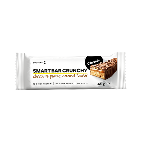 Smart Bar Crunchy Classic - Body & Fit - Chocolate Peanut Caramel - 12 Repen (540 Gram)