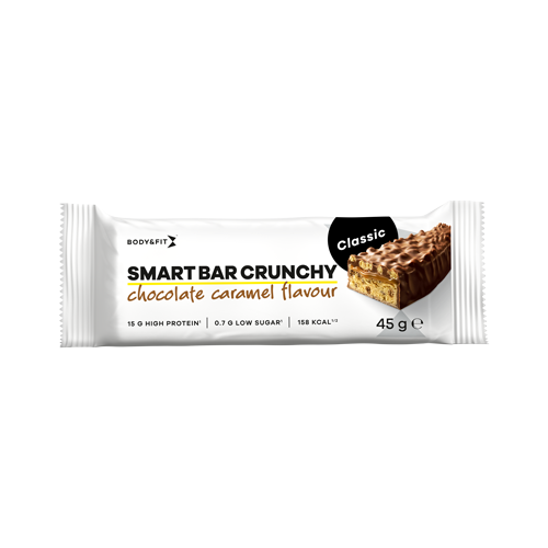 Smart Bar Crunchy Classic - Body & Fit - Chocolate Caramel - 12 Repen (540 Gram)