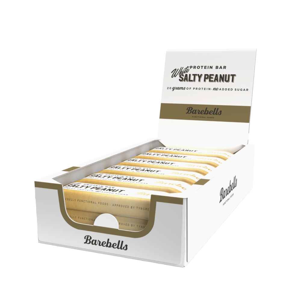 Protein Bars - Barebells - *nieuw* White Salty Peanut - 660 Gram (12 Repen)