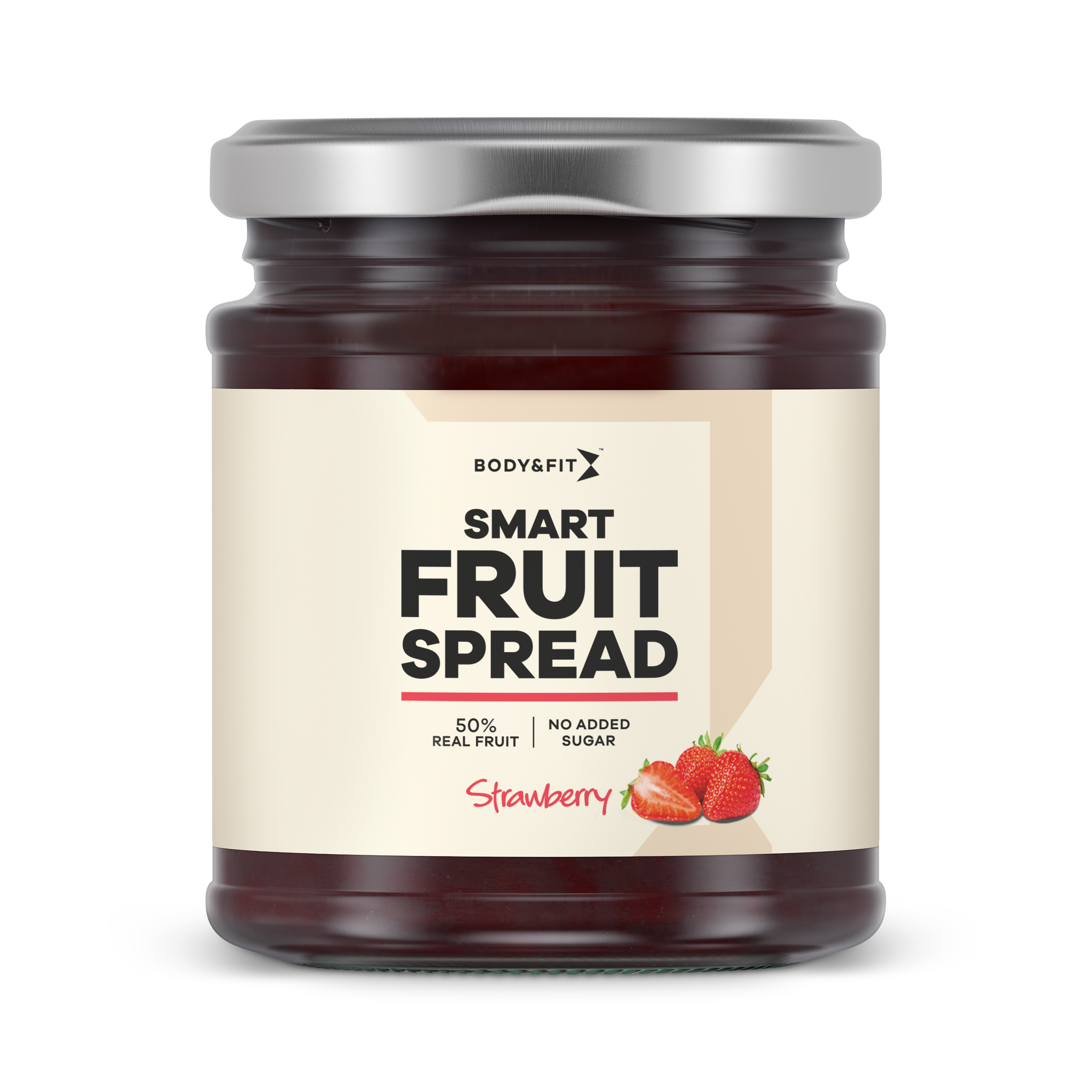 Smart Fruit Spread (0 toegevoegde suikers) - Body & Fit - Strawberry - 235 Gram
