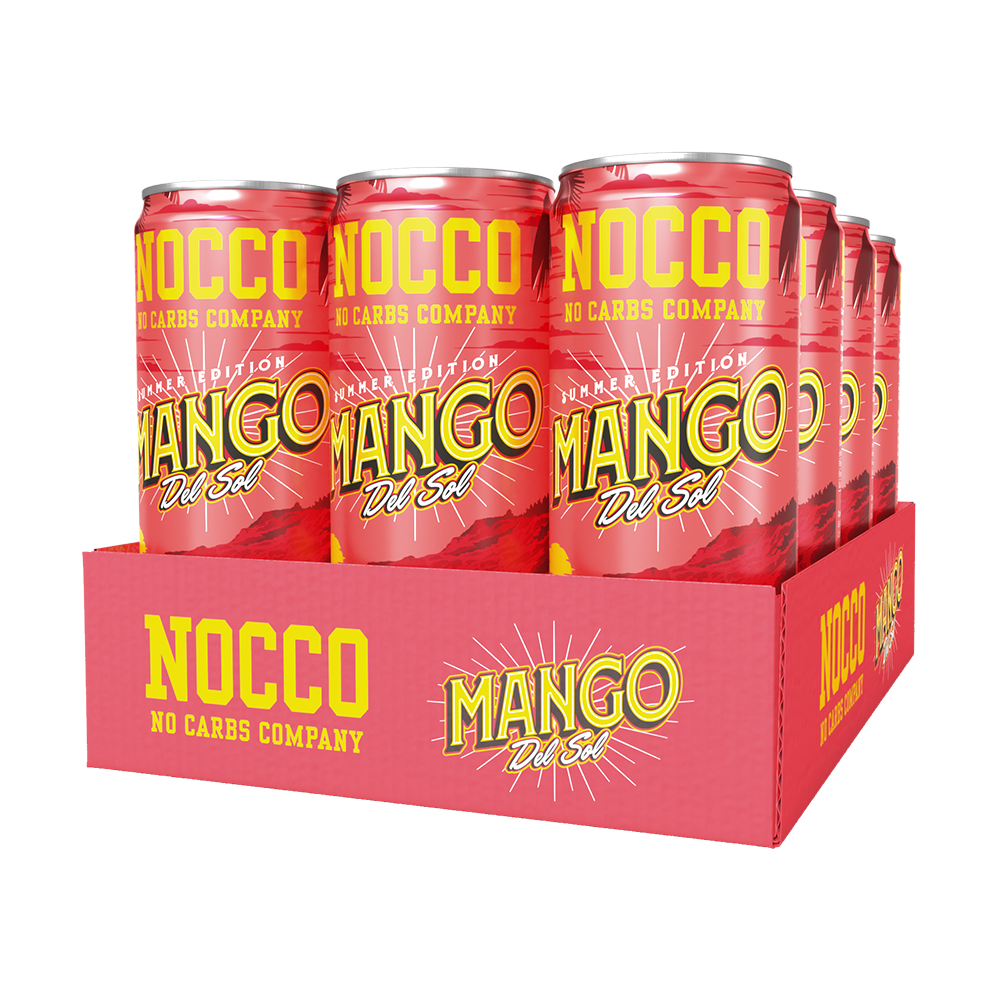 Nocco BCAA Drink - Nocco - No Carbs Company - Mango Del Sol - 12 Pièces (3000 Ml)