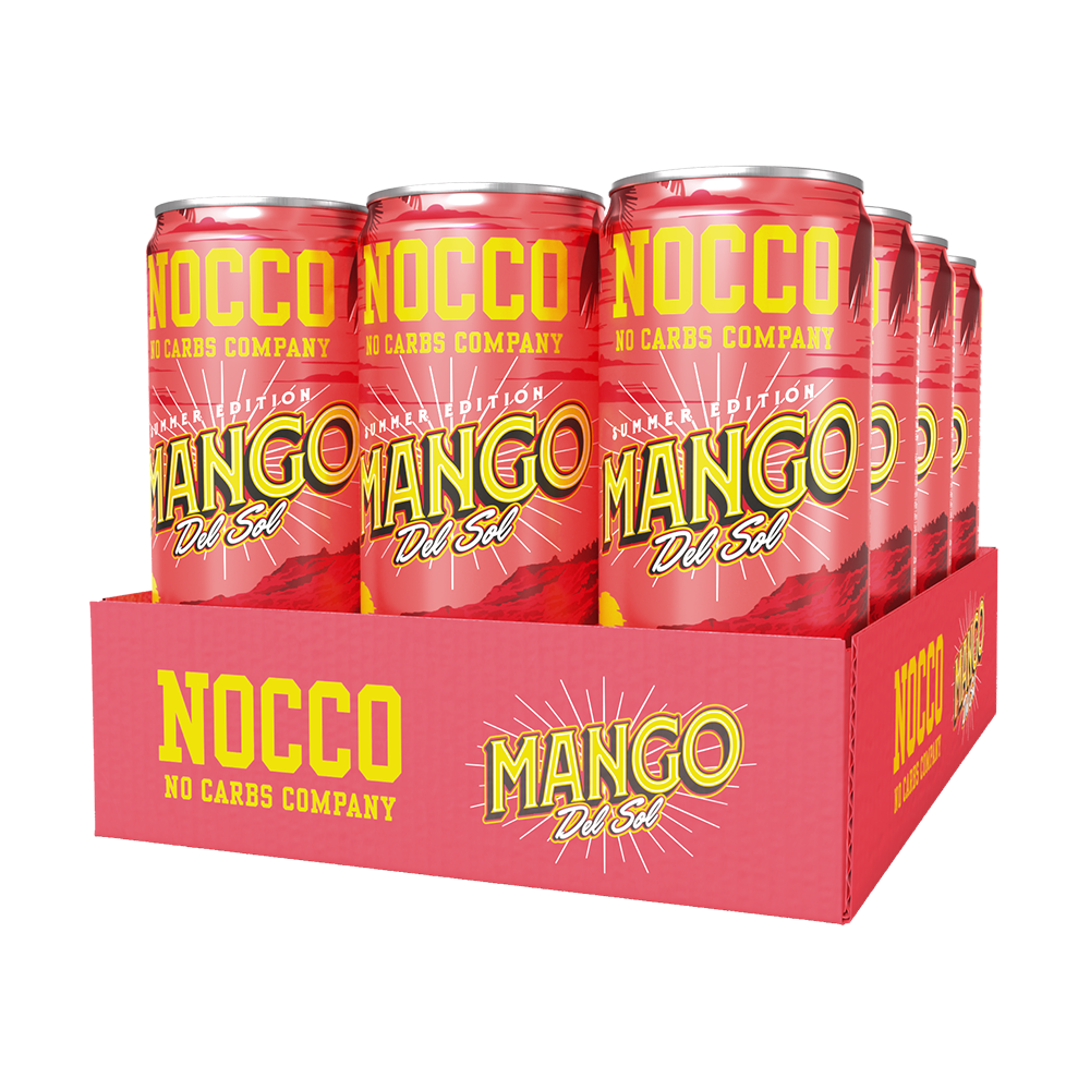 Nocco BCAA Drink - Nocco - No Carbs Company - Mango Del Sol - 12 Stuks (3000 Ml)