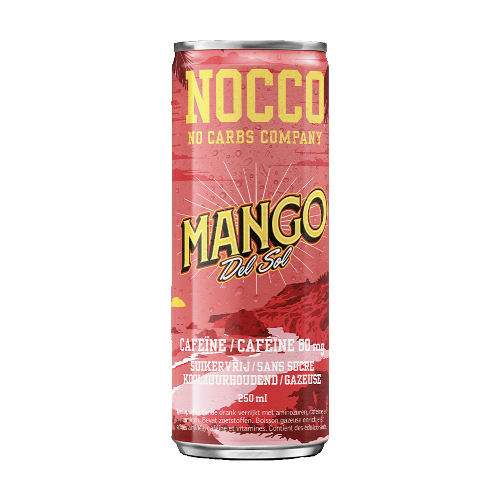 Nocco BCAA Drink - Nocco - No Carbs Company - Mango Del Sol - 1 Pièce (250 Ml)