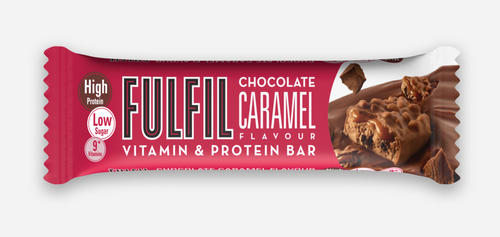 Barre vitamines et protéines - Fulfil Nutrition - *exclusive Flavor* Chocolat Caramel - 1 Barre (55 Grammes)