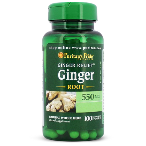 Ginger Root 550 mg Vitamines en supplementen 