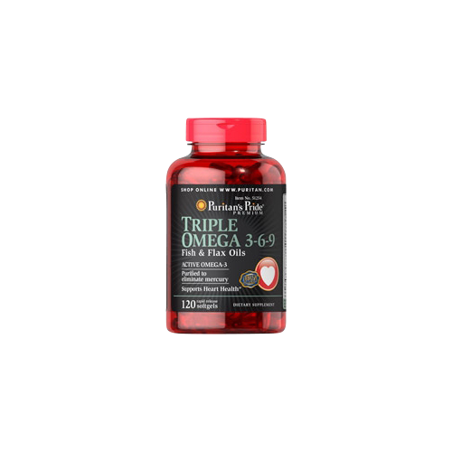Huiles de poisson et de lin Triple Omega 3-6-9 Fish & Flax Oils