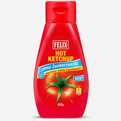 Hot ketchup, 0 sucre ajouté