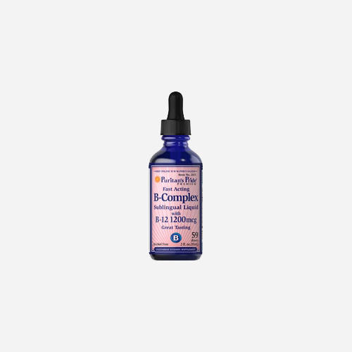 Vitamin B-Complex Sublingual Liquid with Vitamin B-12