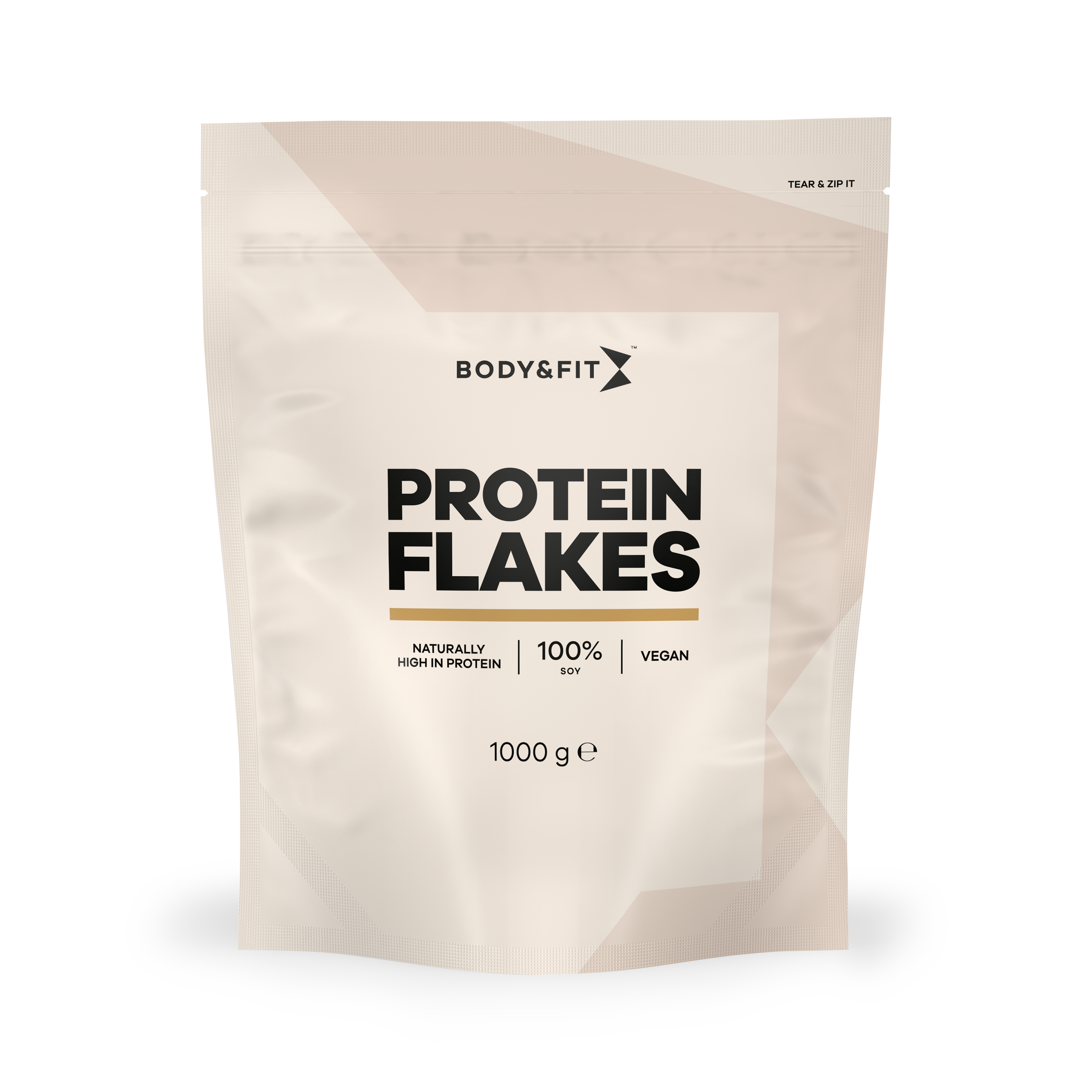 Body & Fit Protein Flakes - Superfood - Eiwitrijke Sojavlokken  - Proteïne Vlokken - 1000 gram (1 Zak)