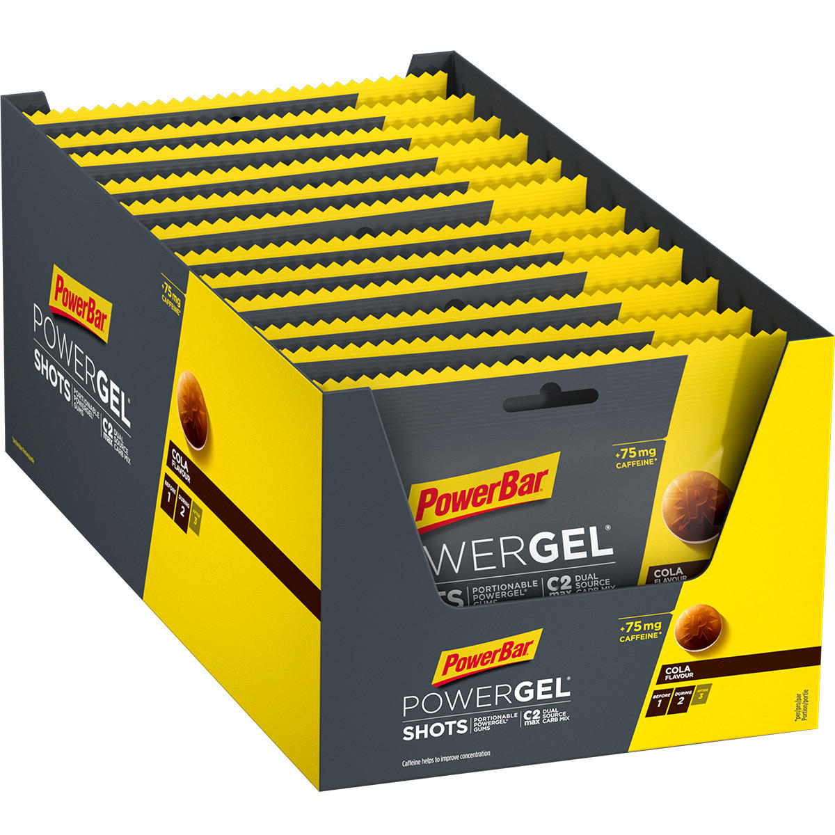 Gommes riches en glucides PowerGel Shots