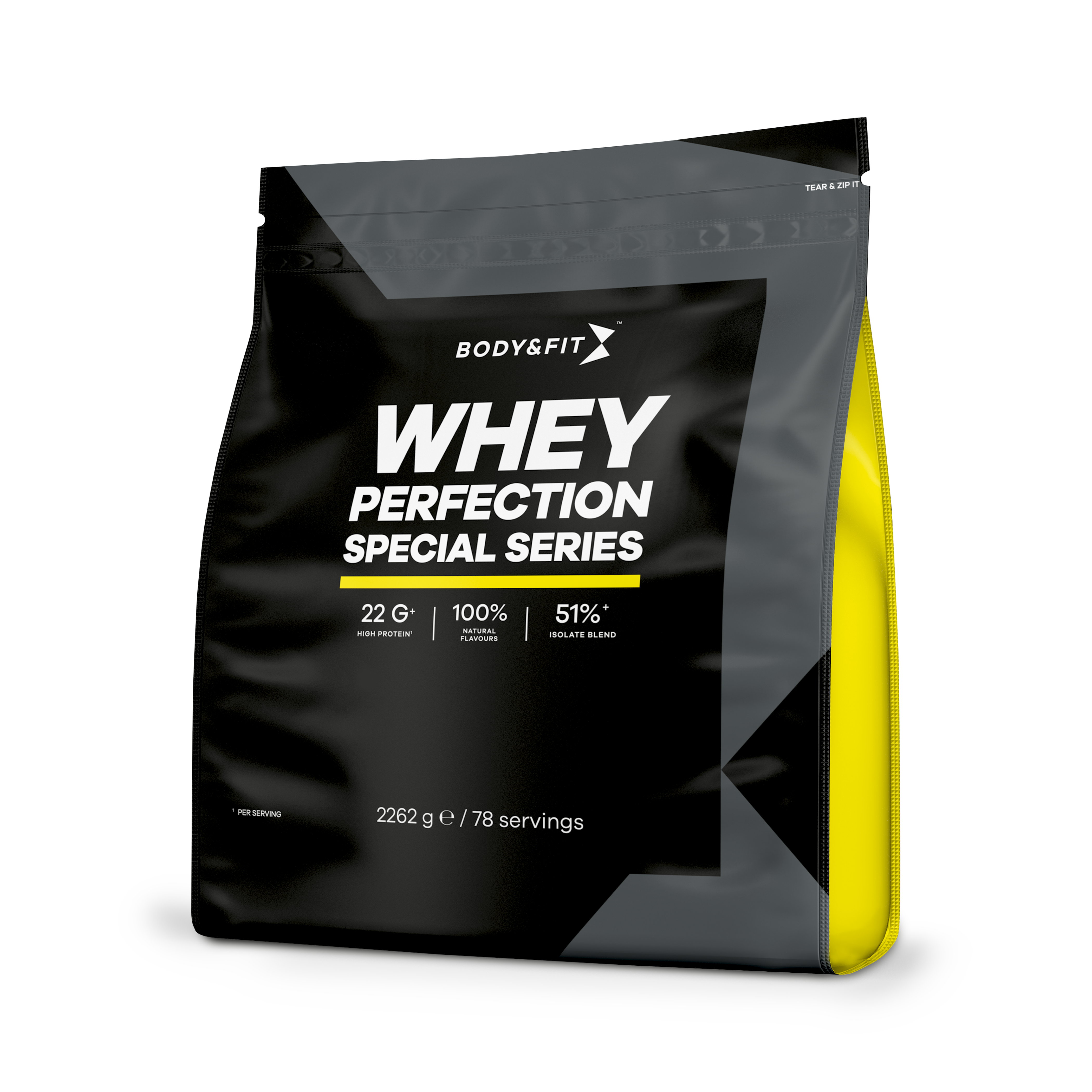 Body & Fit Whey Perfection Special Series - Proteine Poeder / Whey Protein - Eiwitshake - 2268 gram (81 shakes) - Banaan