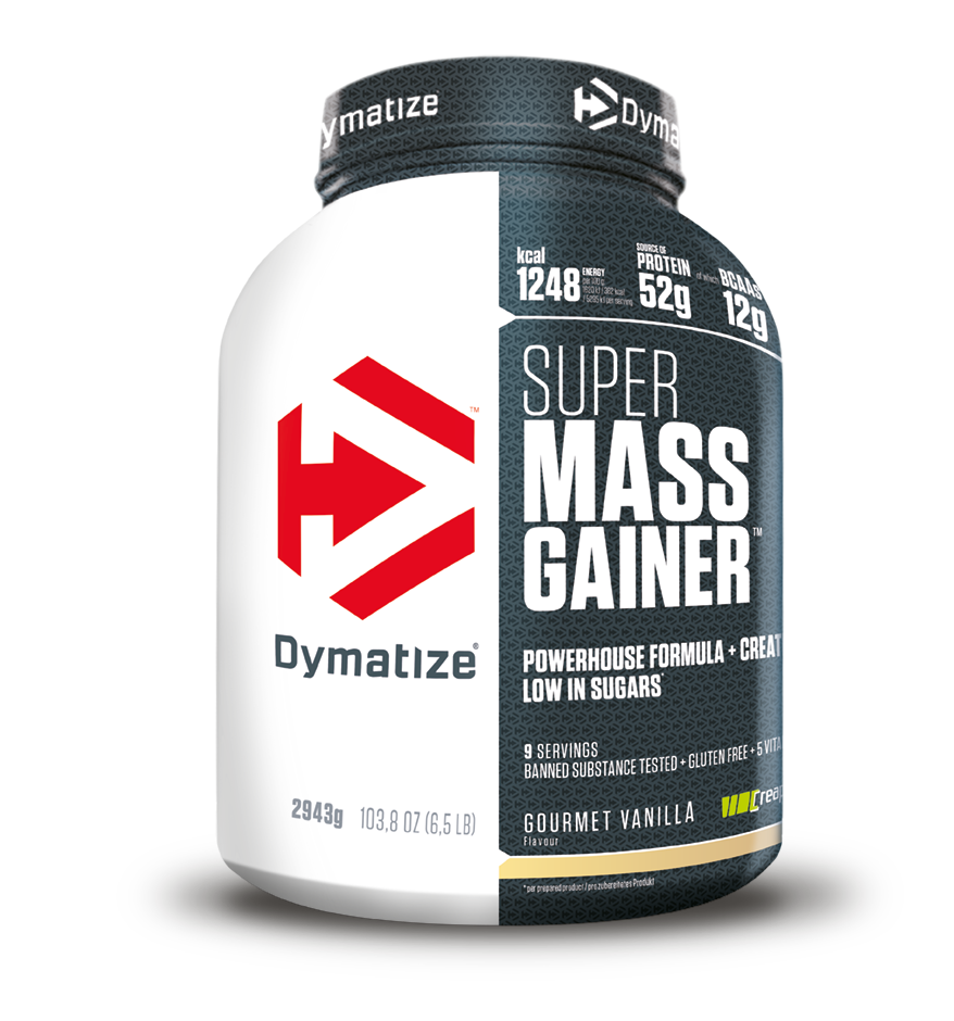 Dymatize Super Mass Gainer - Weight Gainer / Mass Gainer - Vanille - 2700 gram (8 Shakes)