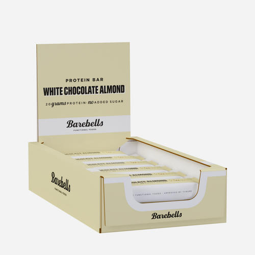 Barebells Protein Bars - Barebells - Weiße Schokolade & Mandel - 660 Gramm (12 Riegel)